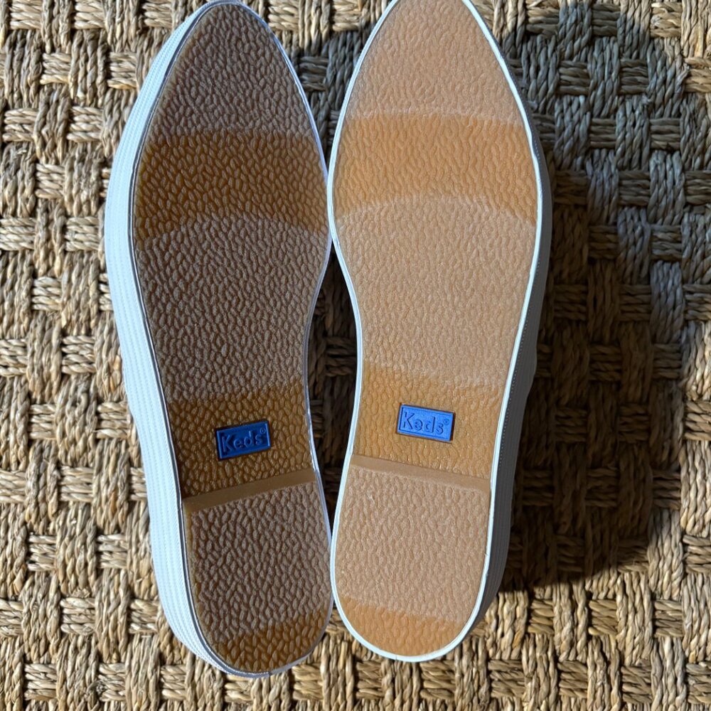 NWT Keds Point Slip Canvas platform sneakers in White - Picture 9 of 12